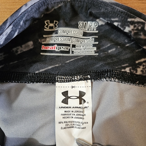 Under Armour HeatGear Compression Cropped Leggings Sty#1258599 Size Small - Picture 3 of 6